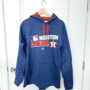 Majestic Houston Astros Hooded Pullover Sweatshirt